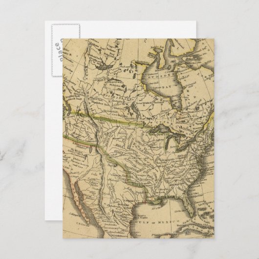 Nordamerika 7 postkarte (Vorne/Hinten)