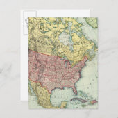 Nordamerika 7 postkarte (Vorne/Hinten)