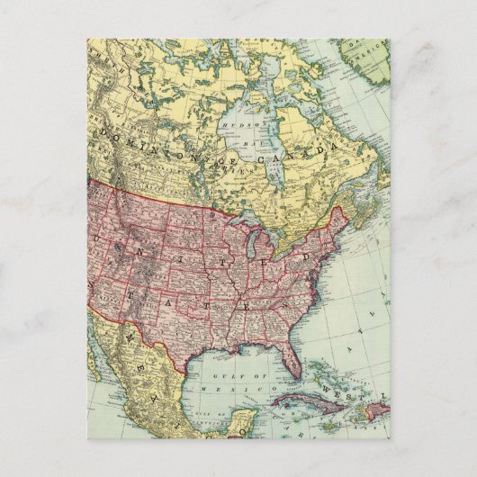 Nordamerika 7 postkarte (Vorderseite)