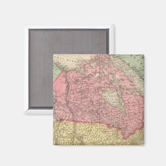 Nordamerika 8 magnet (Vorderseite/Rückseite)