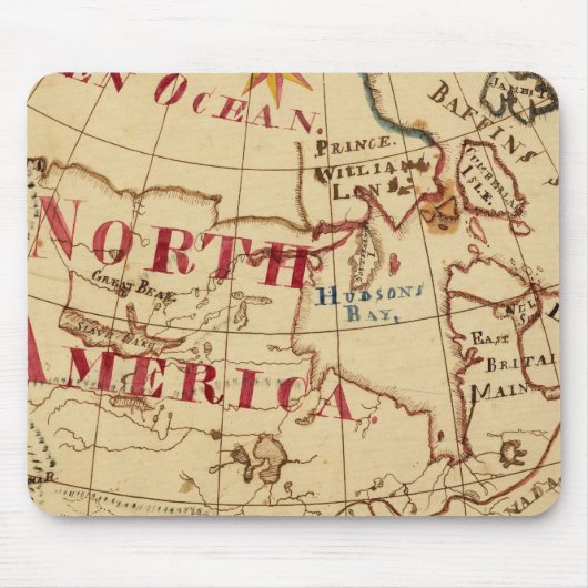 Nordamerika 8 mousepad (Vorne)