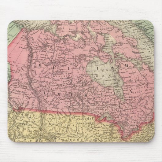 Nordamerika 8 mousepad (Vorne)