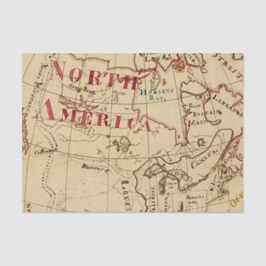 Nordamerika 8 seidenpapier (Vorderseite)