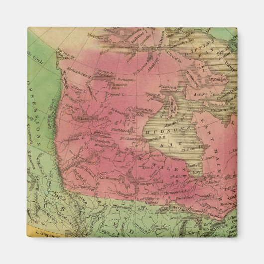 Nordamerika 9 magnet (Vorne)