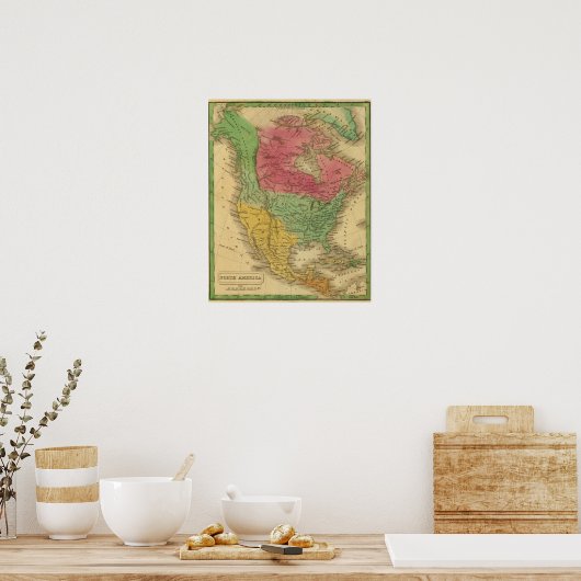 Nordamerika 9 poster (Küche)