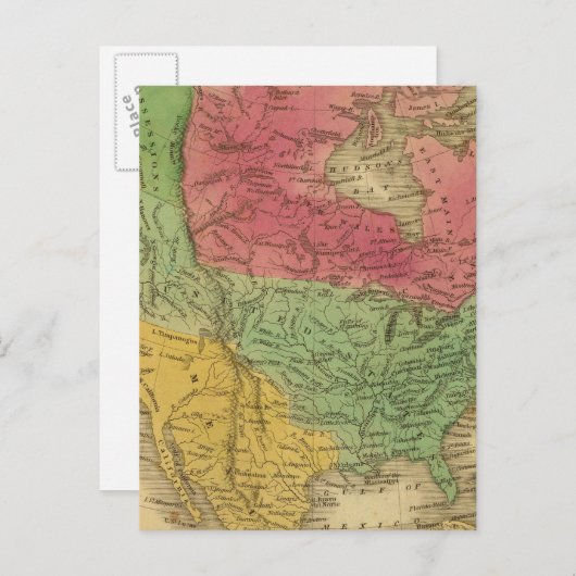 Nordamerika 9 postkarte (Vorne/Hinten)