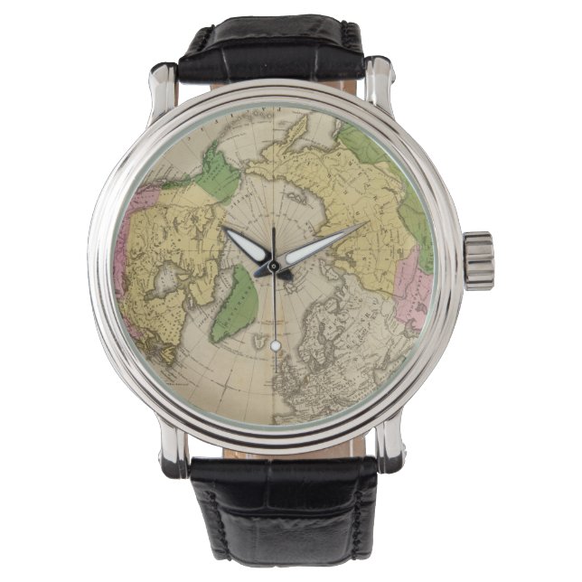 Nordamerika, Asien Armbanduhr (Vorderseite)