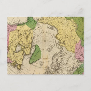 Nordamerika, Asien Postkarte