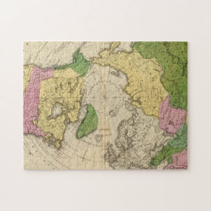 Nordamerika, Asien Puzzle