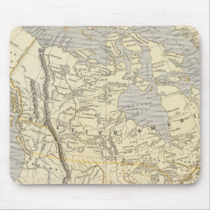 Nordamerika Atlas Karte 2 Mousepad