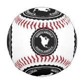 Nordamerika-Briefmarke Baseball (Vorderseite)