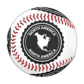 Nordamerika-Briefmarke Baseball (Vorderseite Links)