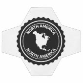 Nordamerika-Briefmarke Fußball (Flach)