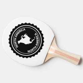 Nordamerika-Briefmarke Tischtennis Schläger