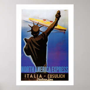 Nordamerika Express Poster