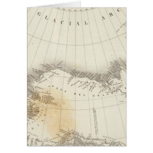 Nordamerika farblose Karte