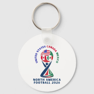 Nordamerika Fußball 2026 USA Kanada Mexiko Schlüsselanhänger