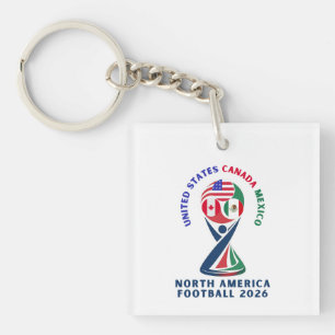 Nordamerika Fußball 2026 USA Kanada Mexiko Schlüsselanhänger