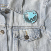 Nordamerika-Glas-Kugel Button (Beispiel)