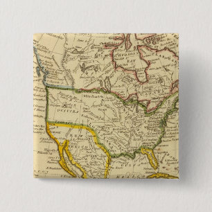 Nordamerika Gravierkarte Button