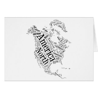 Nordamerika in Tagxedo