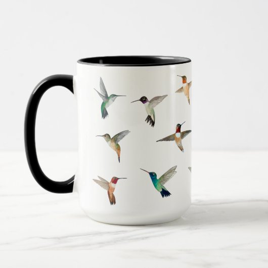 Nordamerika-Kaffeevögel Tasse (Links)