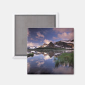 Nordamerika, Kanada, Alberta, Jasper 4 Magnet (Vorderseite/Rückseite)