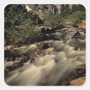 Nordamerika, Kanada, Kanadische Rockies, Banff Quadratischer Aufkleber