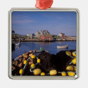 Nordamerika, Kanada, Nova Scotia, Peggy's Silbernes Ornament