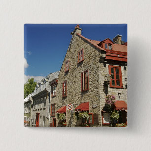 Nordamerika, Kanada, Quebec, Altstadt von Quebec. Button
