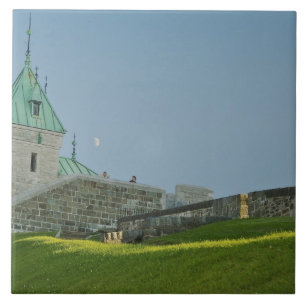 Nordamerika, Kanada, Quebec, Altstadt von Quebec. Fliese
