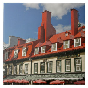 Nordamerika, Kanada, Quebec, Altstadt von Quebec.  Fliese