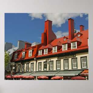 Nordamerika, Kanada, Quebec, Altstadt von Quebec.  Poster