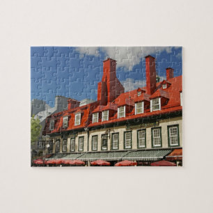 Nordamerika, Kanada, Quebec, Altstadt von Quebec. Puzzle