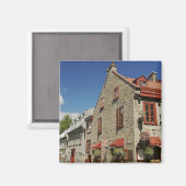 Nordamerika, Kanada, Quebec, Old Quebec City. Magnet (Vorderseite/Rückseite)