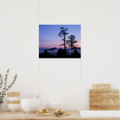 Nordamerika, Kanada, Vancouver Island, Bäume Poster (Küche)