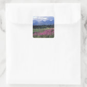 Nordamerika, Kanada, Yukon. Blüten Quadratischer Aufkleber (Tasche)