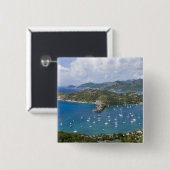 Nordamerika, Karibik, Antigua. Englisch Button (Vorne & Hinten)