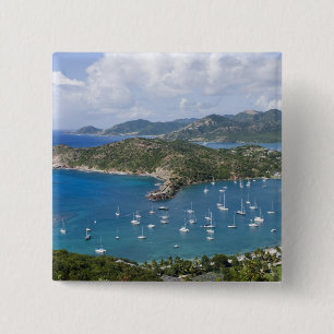 Nordamerika, Karibik, Antigua. Englisch Button