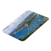 Nordamerika, Karibik, Antigua. Englisch Magnet (Linke Seite)