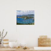 Nordamerika, Karibik, Antigua. Englisch Poster (Küche)