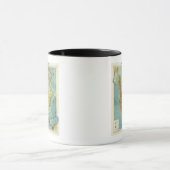 Nordamerika-Karte 2 Tasse (Zentrum)