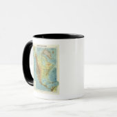 Nordamerika-Karte 2 Tasse (Vorderseite Links)