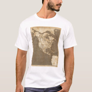 Nordamerika-Karte durch Arrowsmith T-Shirt