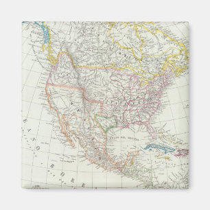 Nordamerika-Karte Magnet