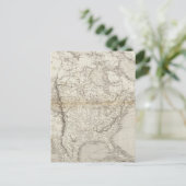 Nordamerika-Karte Postkarte (Stehend Vorderseite)