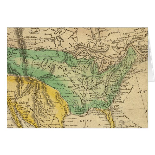 Nordamerika-Karte von Worcester (Vorderseite (Horizontal))