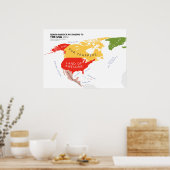 Nordamerika Laut USA Poster (Küche)