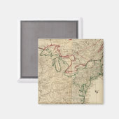 Nordamerika Magnet (Vorderseite/Rückseite)