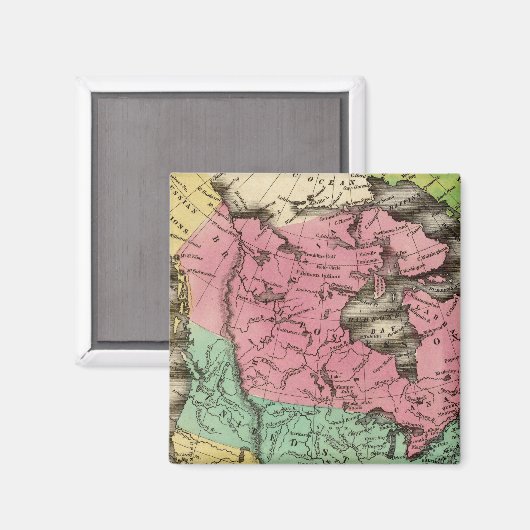 Nordamerika Magnet (Vorderseite/Rückseite)